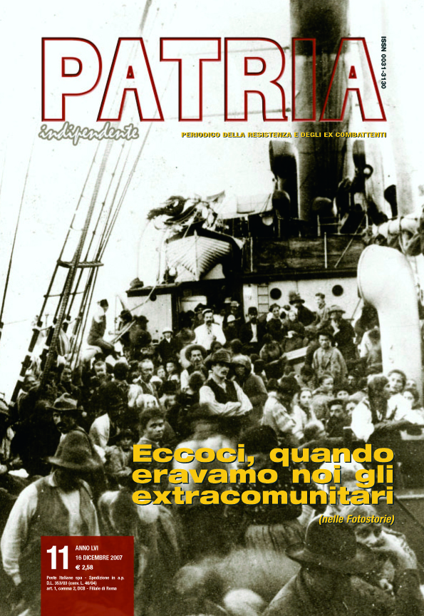 Patria Indipendente, numero 11 del 2007