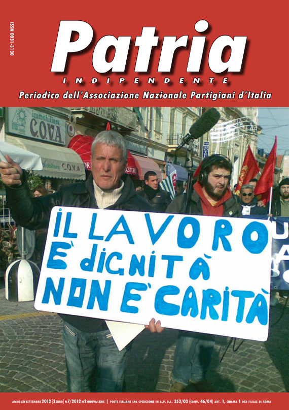 Patria Indipendente, numero 3 del 2012 - nuova serie