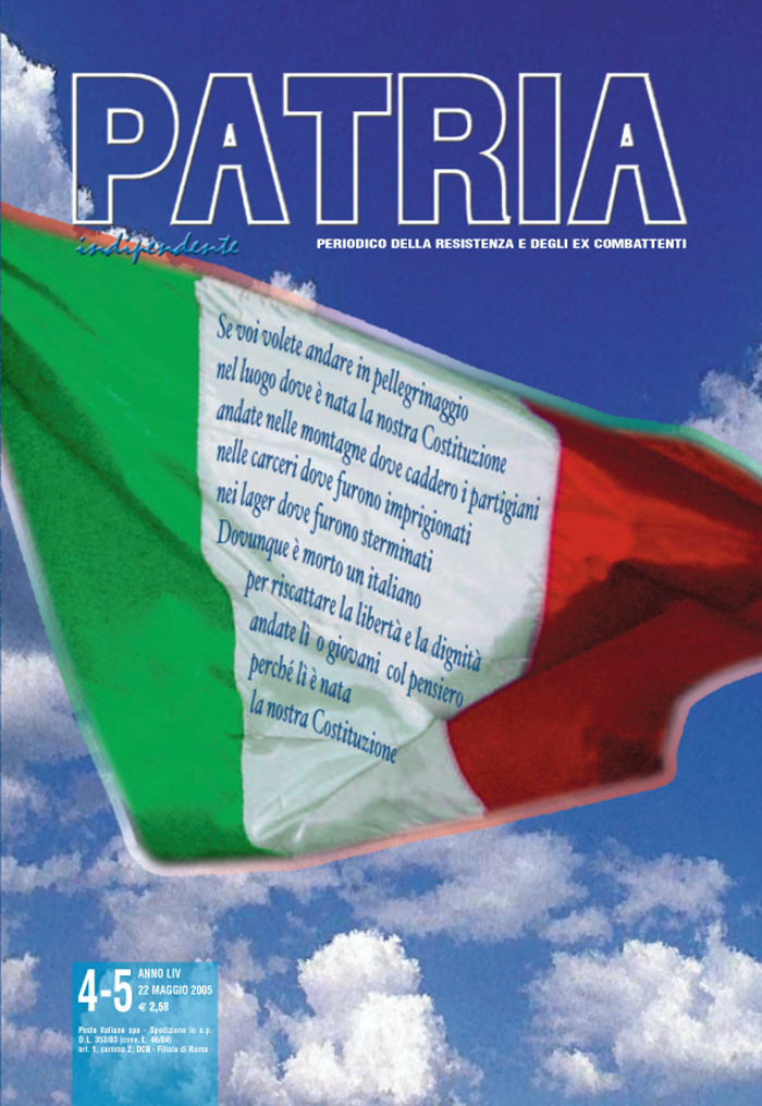 Patria Indipendente, numero 4-5 del 2005
