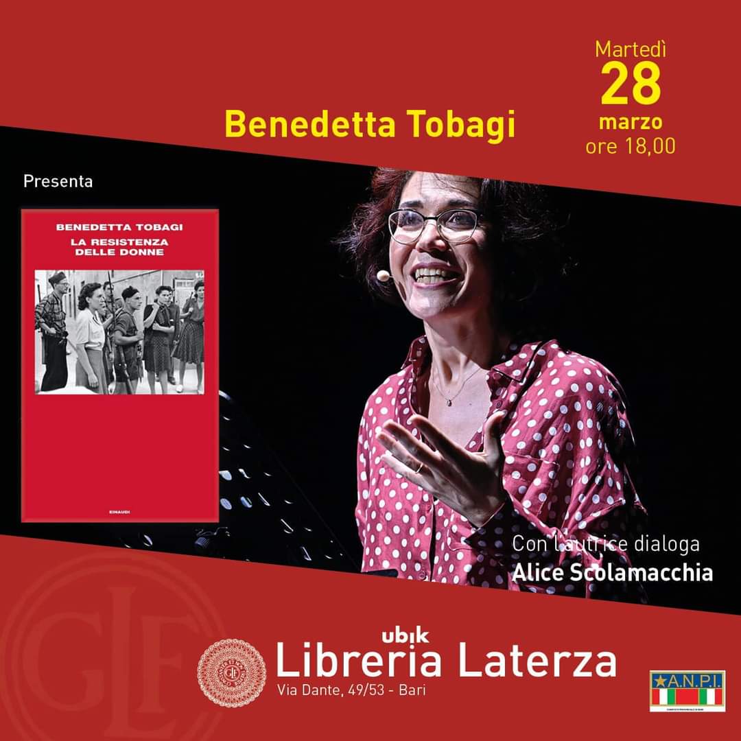 Benedetta Tobagi presenta “La resistenza delle donne” 2023