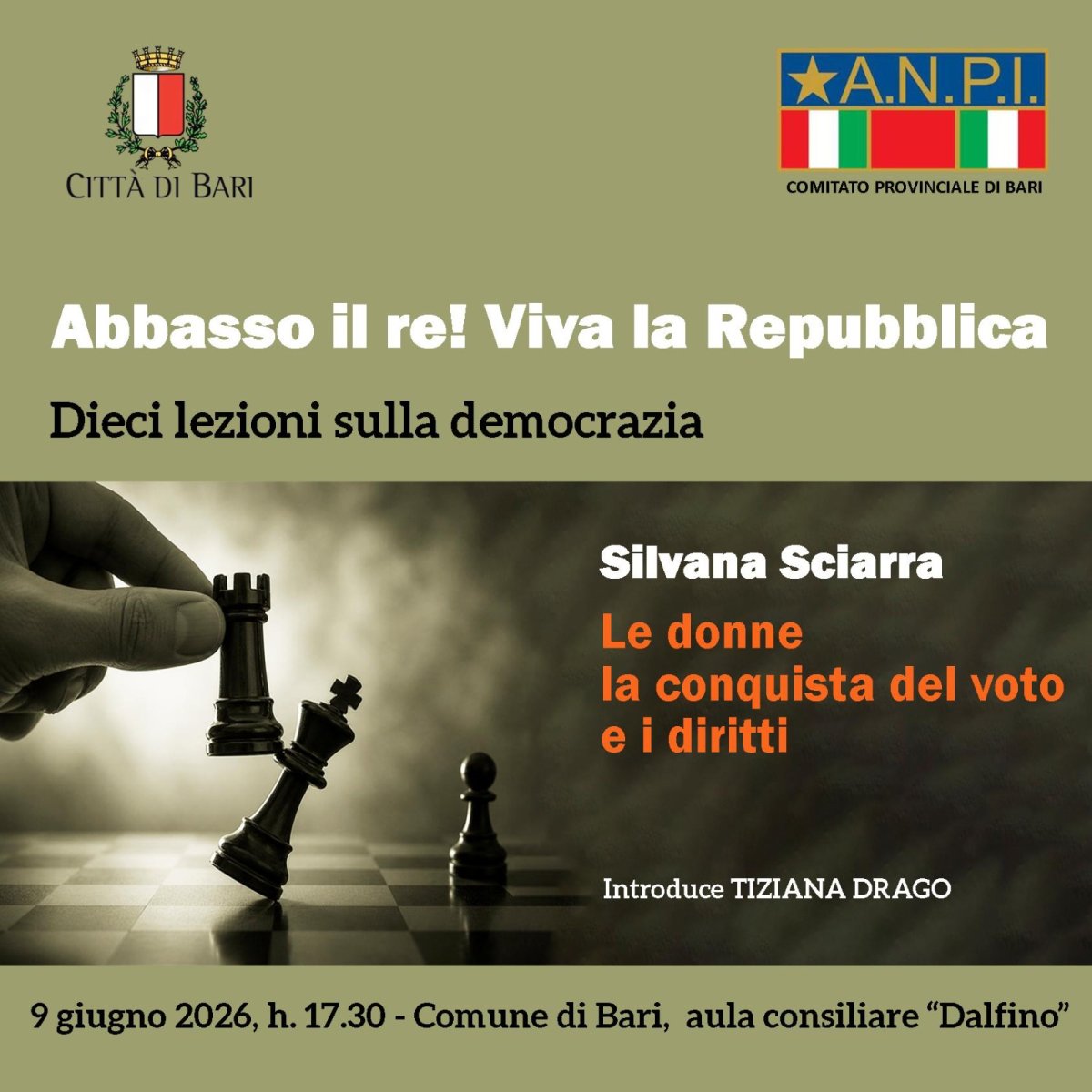 Bari, 9 giugno 2026