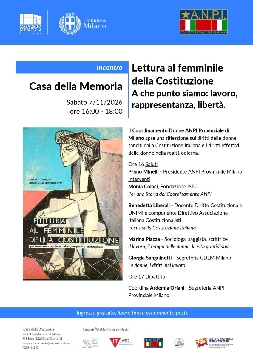 Milano, 7 novembre 2026